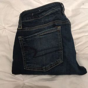 Dark Wash American Eagle Jeggings
